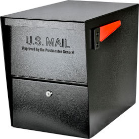 Package Master Commercial Locking Mailbox Black
