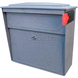 Townhouse Wall Mount Locking Mailbox Granite