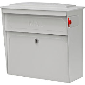 Wall Mount Locking Mailbox White
