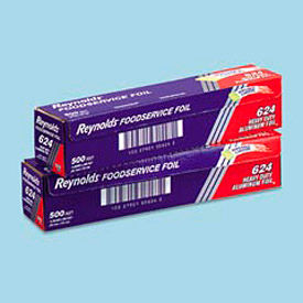 Heavy-Duty Aluminum Foil Rolls, 18" x 1000 ft, 1 Roll