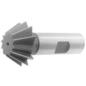 Single Angle Chamfering Cutter, 1" DIA x 5/16" Cutter Width x 2-1/2" OAL