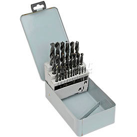 29 Pc. HSS Black Oxide Jobbers Drill Set
