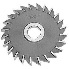 5" DIA x 3/8" Face x 1-1/4" Hole Side Milling Cutter with Plain Teeth