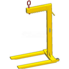Wheeled Multiple Adjustment Bale Lift Pallet Lifter - 4000 Lb. Capacity