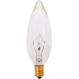 15w Incandescent Bulb with Candelabra Base, 120v