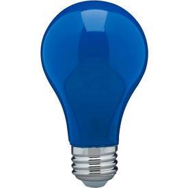 Blue LED Light Bulb A19 Shape E26 Base 8W 120V