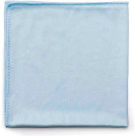 Microfiber Cleaning Cloths 16" x 16", Blue 12/Case
