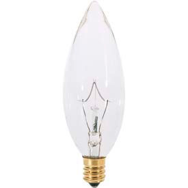 25w Incandescent W/ Candelabra Base Bulb
