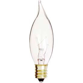 10w Incandescent W/ Candelabra Base Bulb