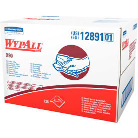Wypall X90 Industrial Cloths 11" x 16-4/5", White 136/Case