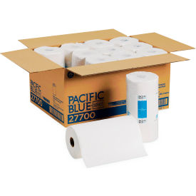Jumbo Perforated Paper Towels 8-4/5" x 11", White 250 Sheets/Roll 12/Case