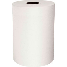 Slimroll 1-Ply Hard Roll Towels, White 8" x 580' Roll 6 Rolls/Case