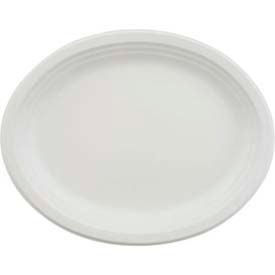 Classic Paper Platters, 9 3/4" x 12 1/2", White, 500/Carton