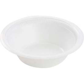 Laminated Foam Bowls, 10-12 oz, White, 1000/Carton
