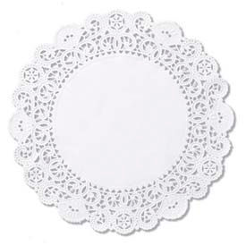 Cambridge Lace Doilies, Round, 12", White, 1000 ct