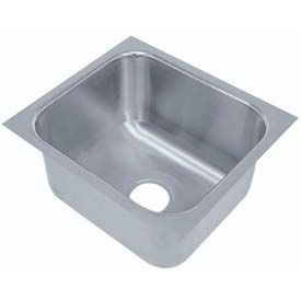 Under Mount Sink, One Compartment, 16L x 20W Bowl, 12" Overall Height, 18 Gauge