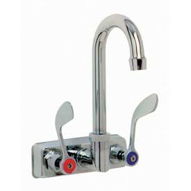 Splash Mounted Faucet With Wrist Handle