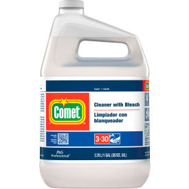 Comet Cleaner with Bleach, Gallon Bottle, 3 Bottles