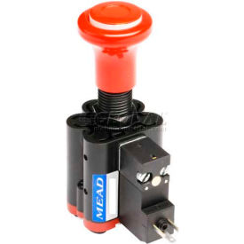 Specialty Valve Solenoid, 6mm, Red Knob, Solenoid With Air Release, 24VDC