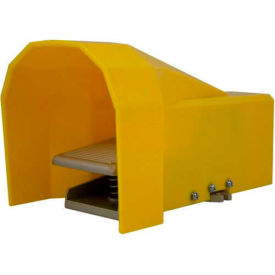 Foot Pedal Valve 5 Port, 2 Pos, Direct Acting with Guard, 1/4" NPT