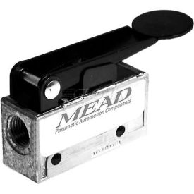 Air Valve 3 Port 2 Pos Manual 1/8" NPTF Port Fingertip Lever Actuator