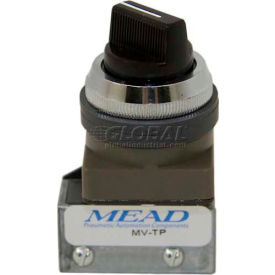 3 Port, 2 Pos, Manual, 1/8" NPTF Port, Two-Position Actuator, Detent Ret