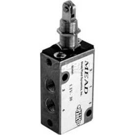 5 Port, 2 Pos, Mechanical, 1/8" NPTF Port, Cross Plunger Actr