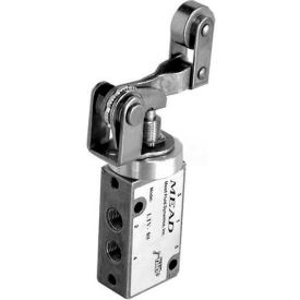 5 Port, 2 Position, 1/8" NPTF Port, Heavy Duty One-Way Roller Actuator