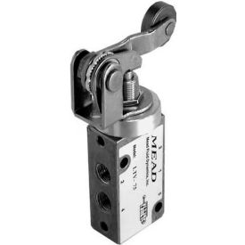 Bimba Air Valve, 5 Port, 2 Pos, Mechanical, 1/8" NPTF Port, HD Roller Actr