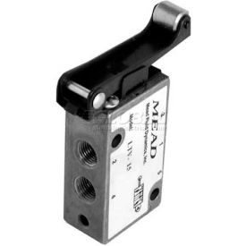 Bimba-Mead Air Valve LTV-15, 5 Port, 2 Pos, Mechanical, 1/8" NPTF Port