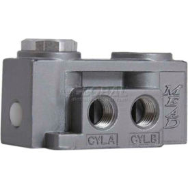 5 Port, 2 Position, Single Pressure Pilot, 1/4" NPTF
