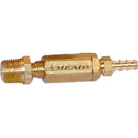 Flow Control In-Line 1/8 NPT Male Port Control Flow Inlet, Barb For 1/4" OD Tube