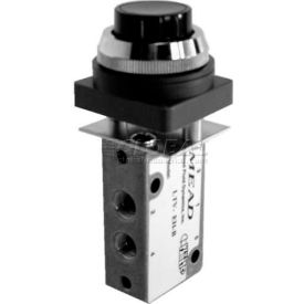 5 Port, 2 Position, Manual 1/8" NPTF Port, Black External Head Actuator