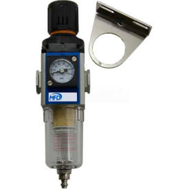 Filter/Regulator, Auto Drain, Polycarb. Bowl W/Metal Bowl Guard, 3/8" NPT