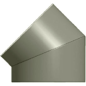20" Diameter 45 ° Gray Left Hand Elbow