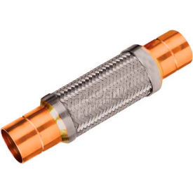 Braided Stainless Steel Hose w/ Copper Sweat Ends - 9" L