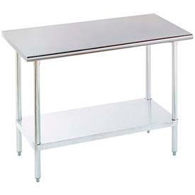 430 Stainless Steel Table, 30 x 30", Undershelf, 16 Gauge