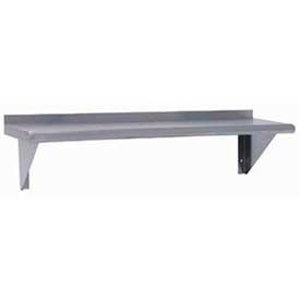 Wall-Mounted Shelf Stainless Steel - 72" W x 12"D