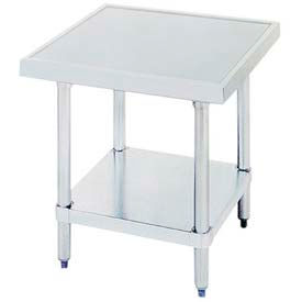 Advance Tabco Equipment Stand W/ Undershelf, Stainless Steel Top, 24"W x 24"D