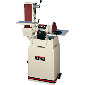 Model JSG-6CS 6" x 48" Belt / 12" Disc Sander W/ Closed Stand