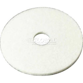13" Polishing Pad, White, 5 Per Case