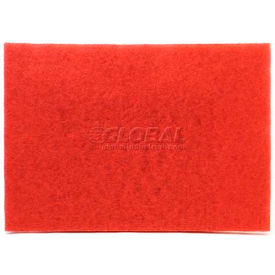 Red Buffer Pad, 28 in x 14 in, 10/case