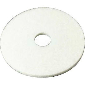 10" Polishing Pad, White, 5 Per Case