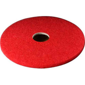 15" Buffing Pad, Red, 5 Per Case