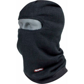 Fleece Lined Open Hole Mask, Black