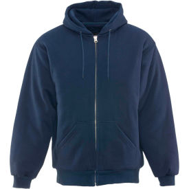 Insulated Quilted Sweatshirt Regular, Navy - 4XL