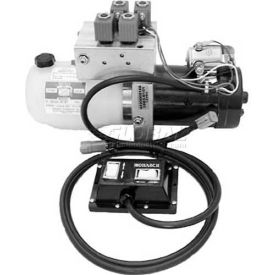 Electric 4-Way/3-Way Valve DC Power Unit, 1.36 Qt Poly Reservoir, .250" NPTF Outlets