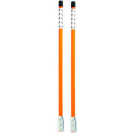 Marker, Nylon, Fluor Orn, 24in, W/Refl Decal - Min Qty 3