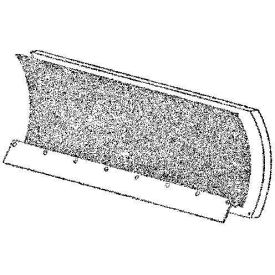 Plow Shield, Red, 28Inx96In, W/Hdw