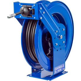 1/2"x50' 3000 PSI Supreme Duty Spring Retractable Medium Pressure Steel Hose Reel